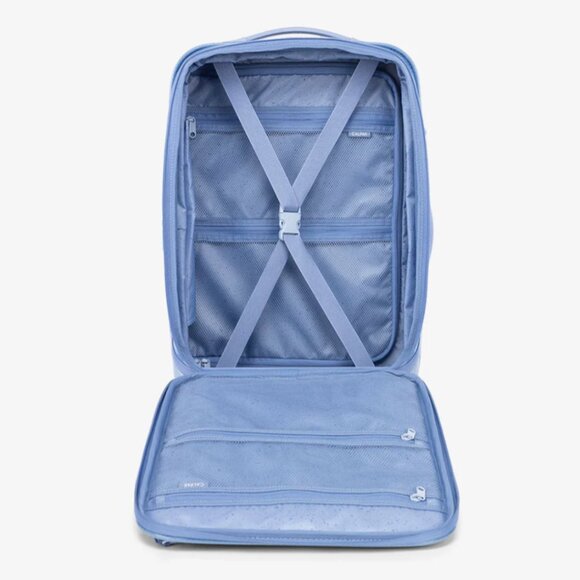 Terra 45L Glacier Blue Hybrid Carry-On Luggage - Picture 3 of 16